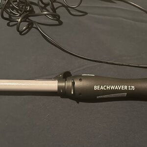 The Beachwaver Co. S.75 Curling Iron - Black and Silver